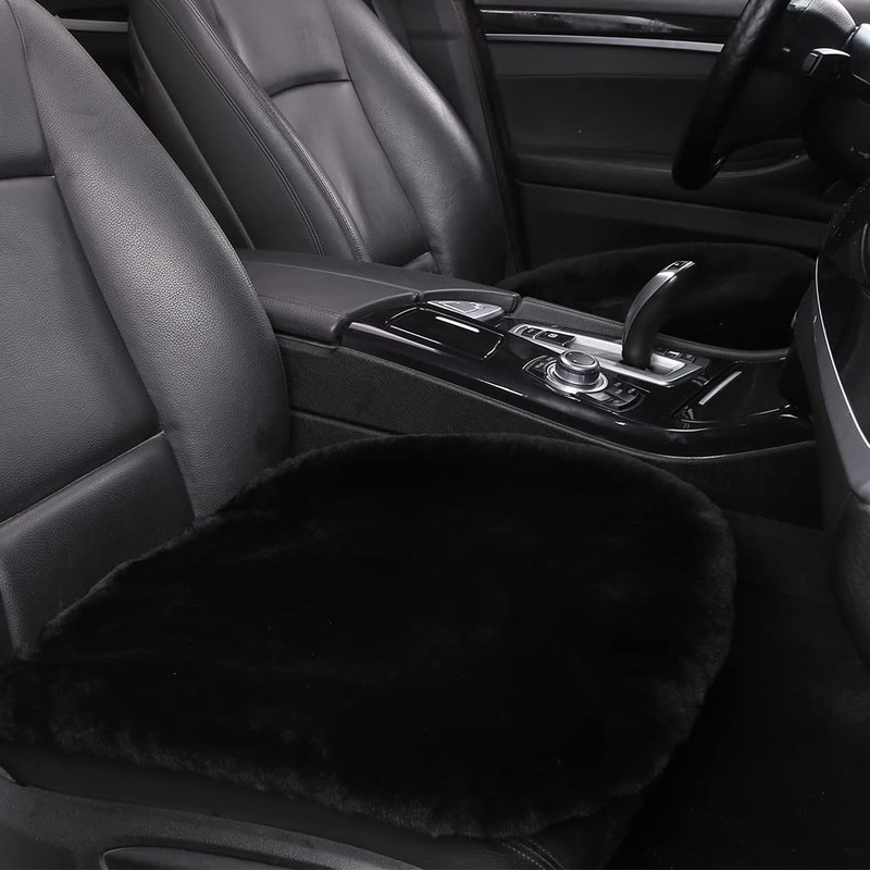 IRIWOOL Genuine Sheepskin Auto Seat Pad, Australian Soft Wool Seat