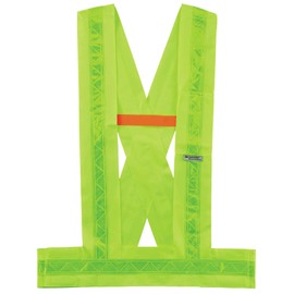 Ergodyne GloWear 8140BA Reflective Vest, High Visbility, Breakaway Belt Sash