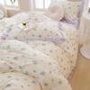 VM VOUGEMARKET Twin XL Comforter Set Twin,Garden Botanical Lavender Flower