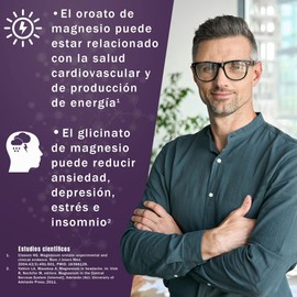 ULTRA MAGNESIO | Orotato, Glicinato, Citrato, Gluconato, Oxido,|531 mg por Cápsula | 100 Cápsulas