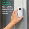 Blink Video Doorbell (newest model) – Head-to-toe HD view, two-year