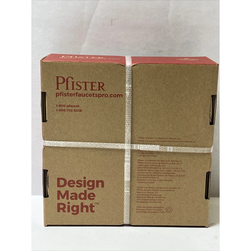 Pfister Pfirst Modern R89-0600 Polished Chrome Shower Trim Less Showerhead