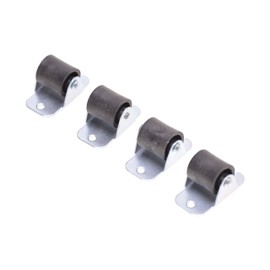 Set of 4 Furniture Castors Bed Box Castors 18 mm