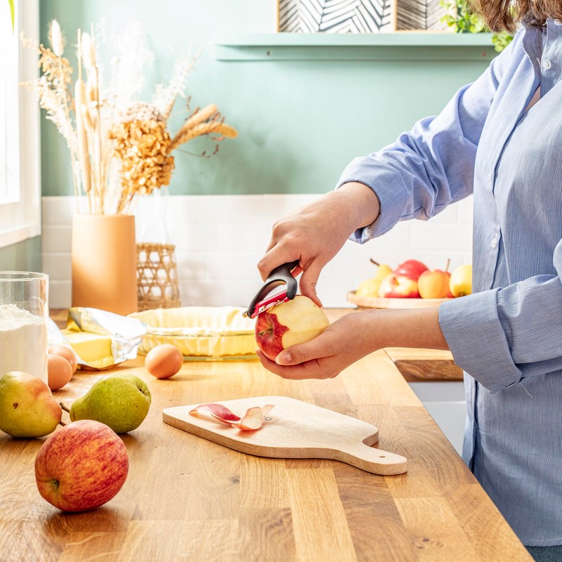 Tefal Ingenio Vegetable Peeler K20718, Premium Kitchen Utensils for Versatile