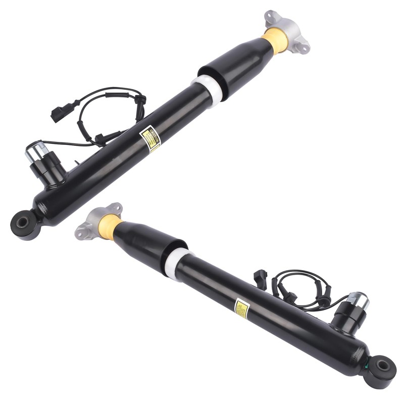 Pair Rear Air Suspension Shocks Absorber Struts w/Electronic Replacement for