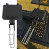 HotMaker, Double Sided Nonstick Coating Panini PressMaker with Foldable Handle,