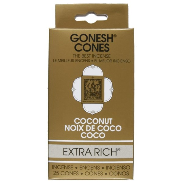 Gonesh - Coconut Extra Rich Incense Cones