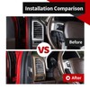 Voodonala for Ford F-150 Center Console Dash Side Vent Panel