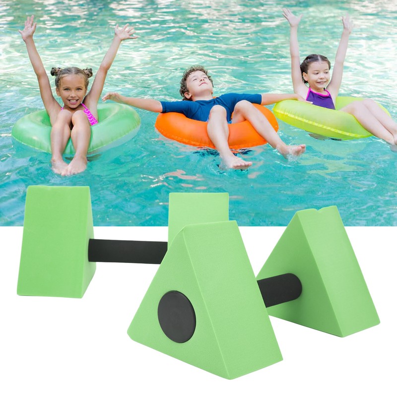1 Pair Water Floating Dumbbell Triangle Chidren Swimming Teaching Aids
