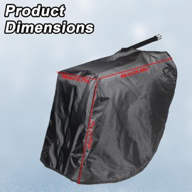 Leg Protector Scooter, Leg Protection for Scooter, Weather Protection, Universal, Leg Cover Scooter 600D Oxford Cotton Cover Protects Against Wind, Rain and Cold Scooter Blanket, Black