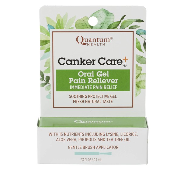Quantum Oral Care Canker Care + Herbal Canker Sore Gel 0.33 fl. oz. - Single Item
