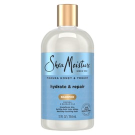 Shea Moisture Shampoo Hydrate and Repair for Damaged Hair with Manuka Honey and Shea Butter 13 oz