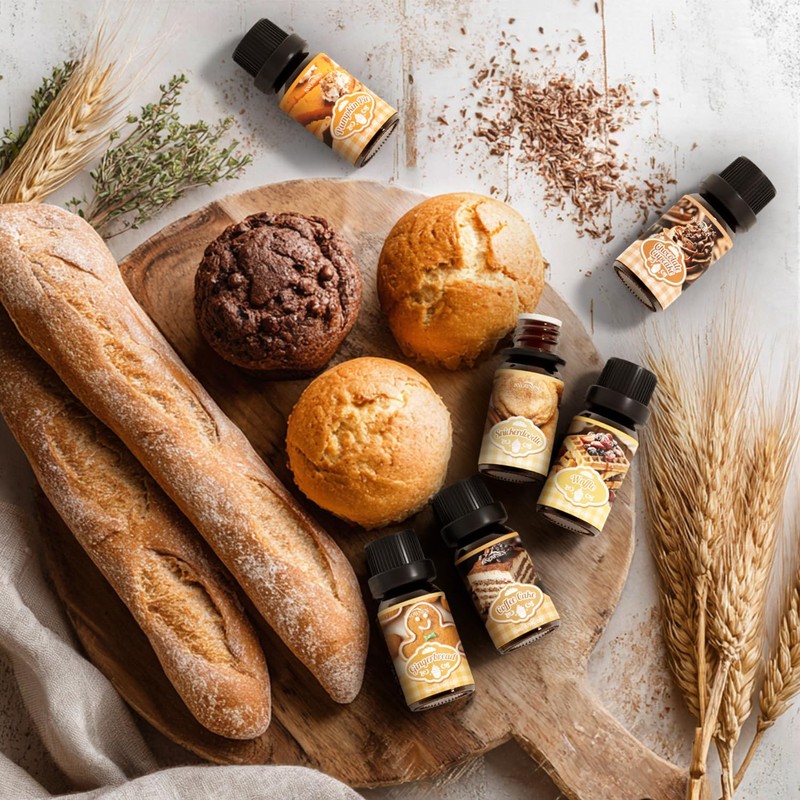 Bakery Essential Oils Gift Set, SNOWSEN Dessert Fragrance Oils for
