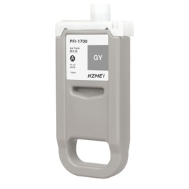 PFI-1700 Gray Ink Cartridge PFI1700 Ink Tank High Yield Compatible for Canon imagePROGRAF Pro 2000 2100 4000 4000s 4100 4100s 6000 6000s 6100 6100s Printers(700ml)