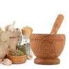 Mortar and Pestle,Jadeshay Manual Pestle and Mortar Garlic Grinder Spices