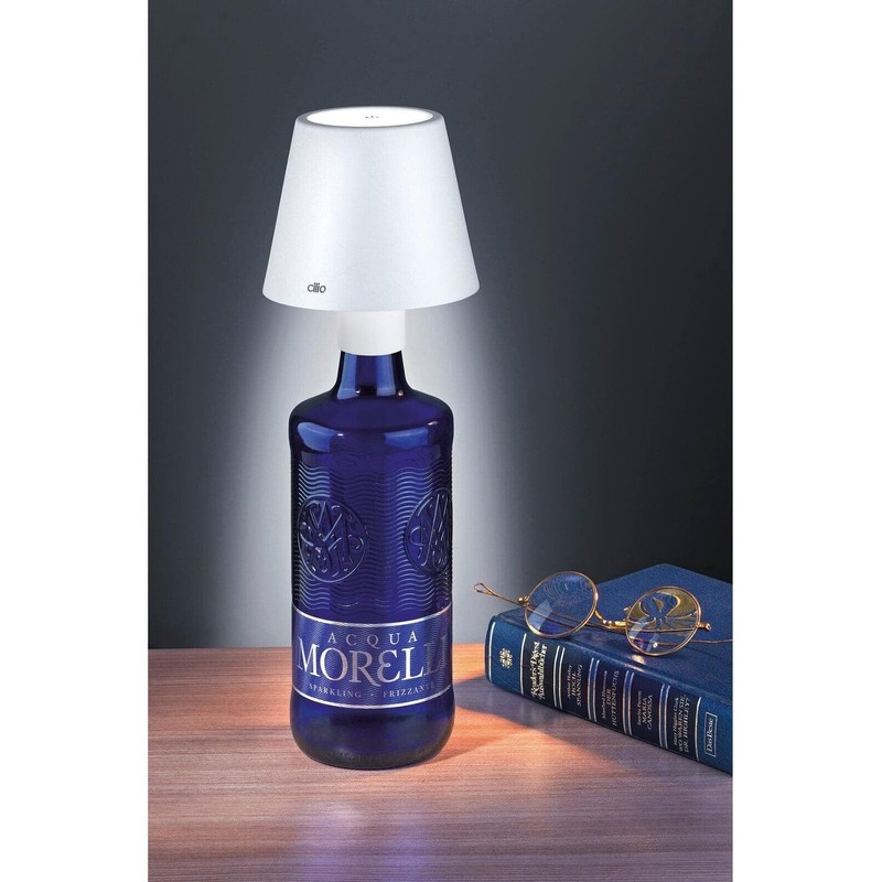 Cilio LUCE LED Bottle Lamp Portable-Rechargeable with Touch Sensor, Dimmable,