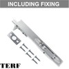 TERF® Heavy Duty Polished Chrome Flush Bolt 150mm [6''] Slide