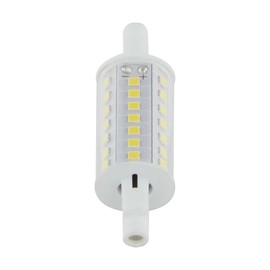Satco (S11221 6 Watts, Led Bulb J-Type T3 78Mm 120V R7S Base; 4000K Double Ended; 200 Deg. Beam Angle for Outdoor Lighting Stair Path Lights Clear Cool White 6W/Led/T3/78Mm/840/120V/D R7S (1 Pack)