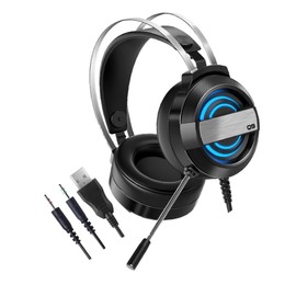 STOBOK High Sensitivity Gaming Headphones Headset Microphone Stereo Headset for Gaming Comfortable Earmuffs