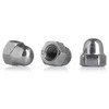 YoiYee M6 Serrated Flange Hex Nut, 304 Stainless Steel(A2-70), Pack of 24