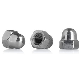 YoiYee M6 Serrated Flange Hex Nut, 304 Stainless Steel(A2-70), Pack of 24