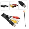 Angoily High Speed Data Transmission to 3rca Av Cable Audio