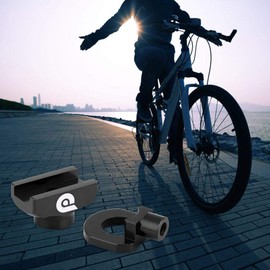 Bicycle Chain Tensioner Bicycle Chain Tensioner Aluminium Alloy Bicycle Chain Lock Bicycle Chain Tensioner for Folding Bike, Single Speed Bike and Fixie (Black)