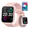 Reloje Smartwatch Inteligente BlackView R30Pro Smart Watch Mujer Hombre Dama Caballero con Asistente Voz Bluetooth Llamada Impermeable Deportivo Asistente Voz 1.85 TFT 2 Correas