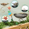 DomiViStar 2 in 1 Deck Bird Bath and Feeder, Railing