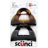 Scunci Effortless Beauty Clutch Jaw Clips | 2-Count per Pack