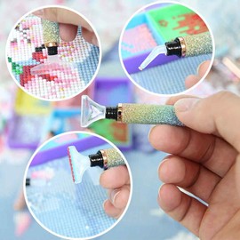 Diamond Painting Pen Kits, DIY Diamond Painting Accessories Pen and Tools, 5D Drill Pen Replacement Heads Metal Pen Tip for Diamond Painting Pen, Diamond Painting Tools & Accessories