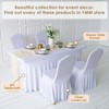 White Table cloth for Rectangle table 6ft Table Cover for