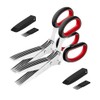 2 Pack Herb Scissors - Multipurpose 5 Blade Kitchen Herb