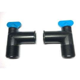 Pair Exhaust Manifold 90 Degree Fitting Drain Plug Elbow Replace Mercruiser 22-862210a01