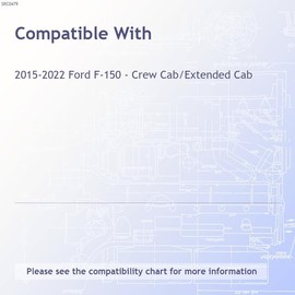 Upgrade Your Auto 4pc Carbon Fiber Pillar Post Covers w/Keypad for Ford F-150 2015-22 Crew/Ext Cab