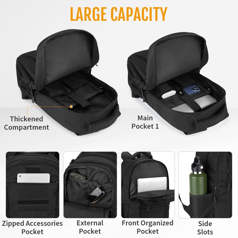Explokit 15L 25L Tactical Backpack Small Military Molle Rucksack School