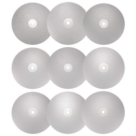WorkBless 6-Inch Diamond Grinding Disc for Polishing, Sanding, Lapidary - 9 Grit (120 to 3000) - Flat Lap Disc for Glass, Stone, Metal, and Ceramic