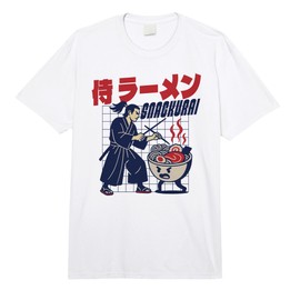 Snackurai, Funny Novelty Japanese Samurai Snack Ramen Comfort Colors Adult Heavyweight T-Shirt