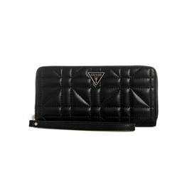 GUESS Edita Large Zip Around Wallet, Black