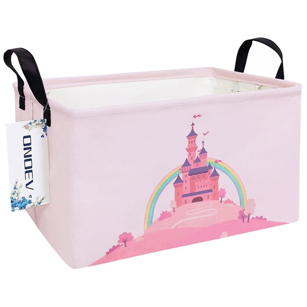 ONOEV Rectangular Folding Laundry Basket,waterproof Canvas Basket,gift basket,Suitable for children's