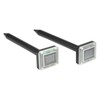 2pcs Garden Solar Powered Ultrasonic Repeller Pest Rodent Mouse Mice