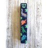 Dinosaur Mezuzah, Children's Scroll Case, Jewish Baby, Birthday Gift (Navy