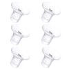 6Pcs Breast Pump Flange Insert 17mm Compatible with Momcozy/Spectra/Medela/eufy/Elvie/Lansinoh/Paruu P10