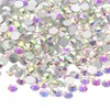 PATIKIL 400Pcs SS30 Round Flatback Crystal 6.3-6.5mm Glass Rhinestones Gems