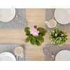 4-Piece Set Felt Table Coasters Place Mat Table Runner Washable
