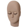 Eyelash Mannequin Head Double Laryer Eyelash Extension Removable Eyelids Makeup