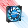 Diitao 4pcs 6010 Brushless DC Cooling Fan Big Airflow Fan