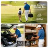 Battle Golf Chipping Game, 70"x70" Portable Chipping Mat, Indoor Outdoor
