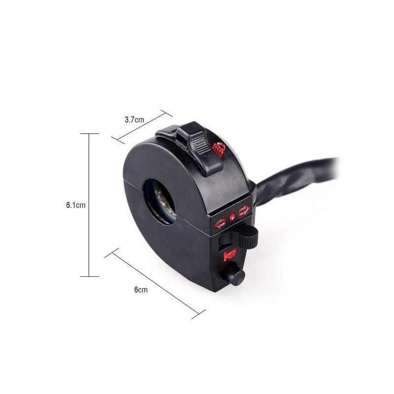 Motorcycle Left Switch Handlebar Control Horn Indicator Light Hello Lo