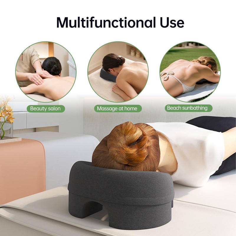 UTJZIB Face Down Pillow for Massage - Massage Headrest for